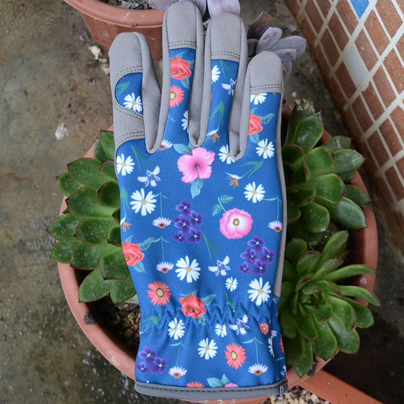 Floral Gardening Gloves for Planting and Yard Work