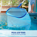Swimming Pool Rake with Fine Mesh Net & Telescopic Pole
