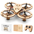 DIY Wooden RC Drone Kit – STEM Building Toy for Teens & Adults