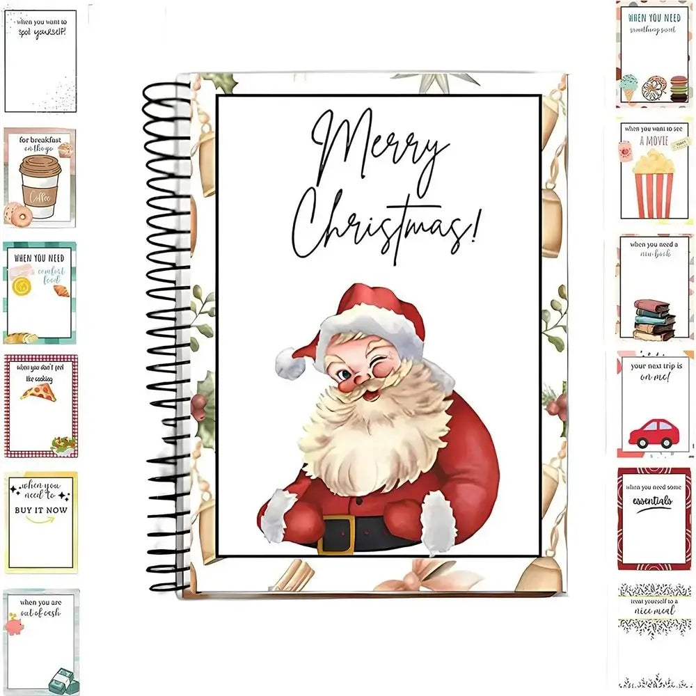 Christmas Gift Card Book – DIY Spiral-Bound Christmas Gift Card Holder Book