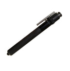 Collapsed black telescoping stick shown on a plain background