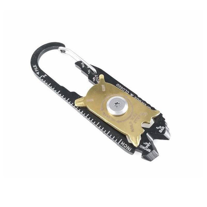 20-in-1 EDC Pocket Multi Tool with Keychain Clip, Portable Camping Tool