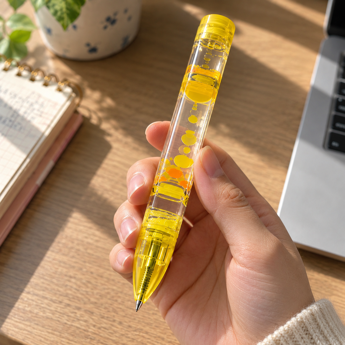 Slow Flow Liquid Motion Pen