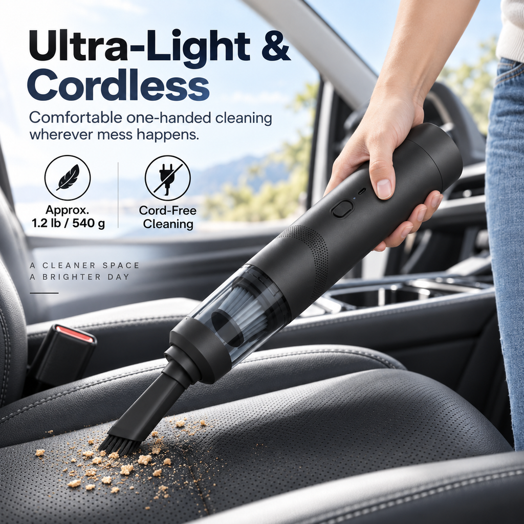 Cordless Handheld Car Vacuum