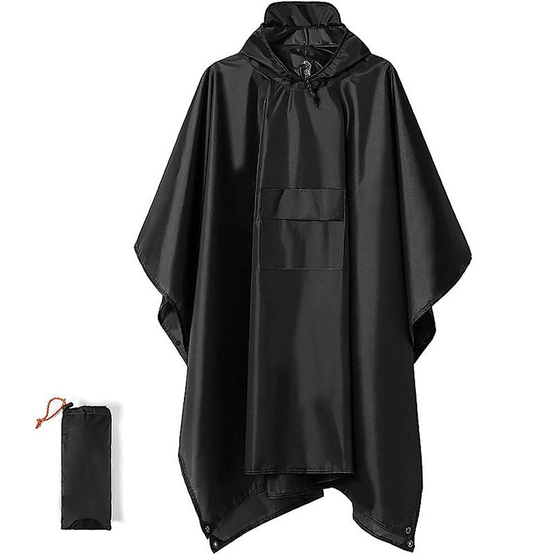 3 in 1 Waterproof Rain Poncho for Camping Hiking Backpacking