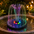 Floating Solar Water Fountain For Outdoor Garden Decoration