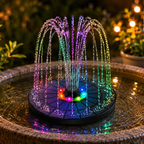 Floating Solar Water Fountain For Outdoor Garden Decoration