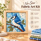 DIY No-Sew Fabric Art Kit – Textured Fabric Craft