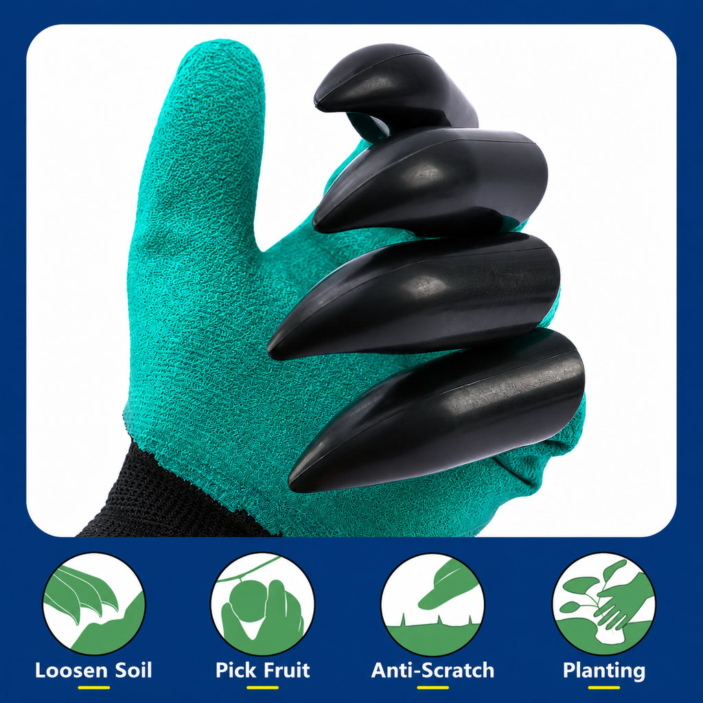 Garden Claw Gloves for Digging Planting and Weeding