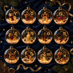 Lighted Zodiac Christmas Ornament