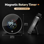 Magnetic Productivity Timer – Rechargeable Countdown Timer for Work & Study