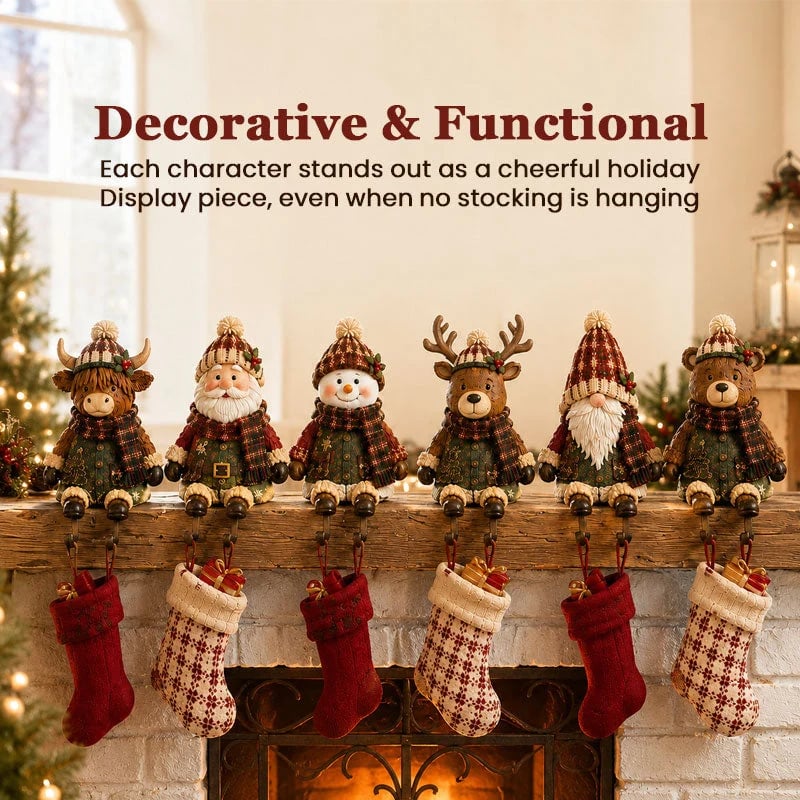 Christmas Stocking Holder Shelf Sitters
