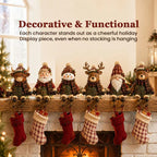 Christmas Stocking Holder Shelf Sitters