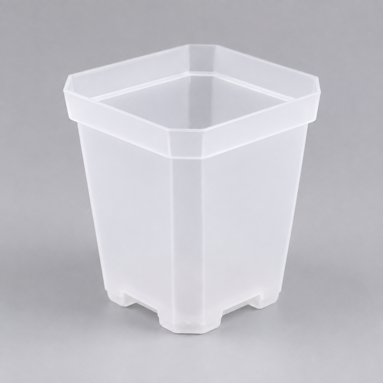 10-Pack Small Square Nursery Pots with Drainage Holes