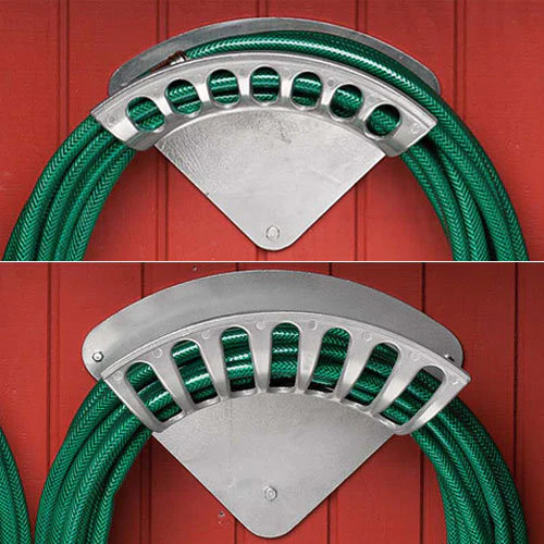 Cast Aluminum Hose Rack - 13" wide