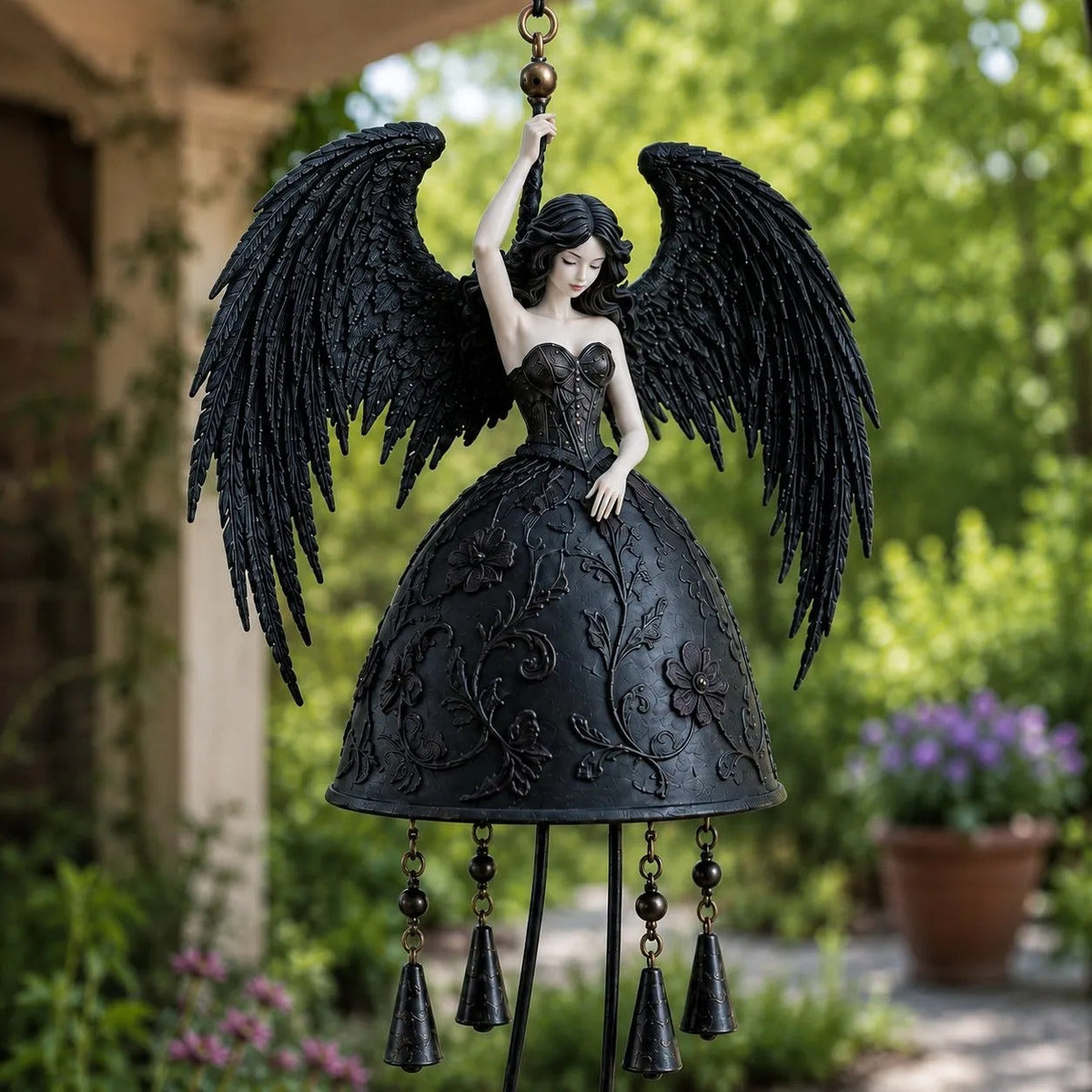 Dark Angel Gothic Wind Chime