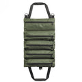 Roll Up Tool Bag with 5 Zippered Pockets Canvas Tool Organizer