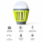 2000mAh Rechargeable Mosquito Killer Lamp Camping Lantern with UV Light