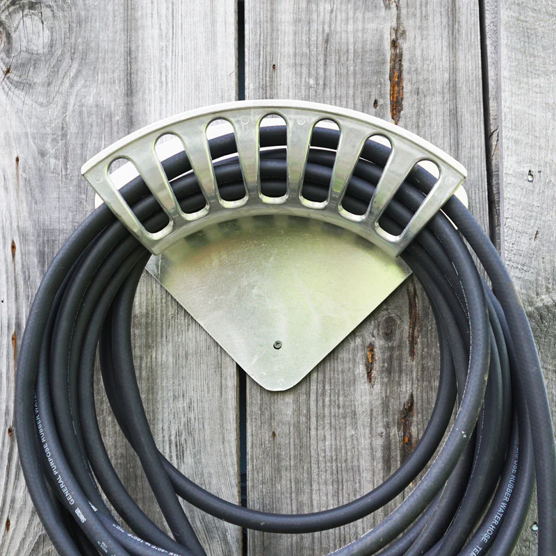 Cast Aluminum Hose Rack - 16" Wide