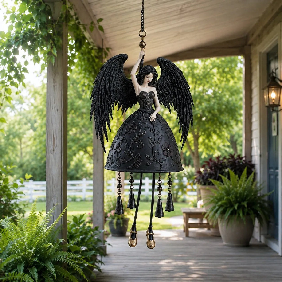 Dark Angel Gothic Wind Chime
