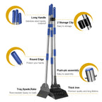 Long Handle Pet Waste Scooper Set with Rake, Spade & Tray
