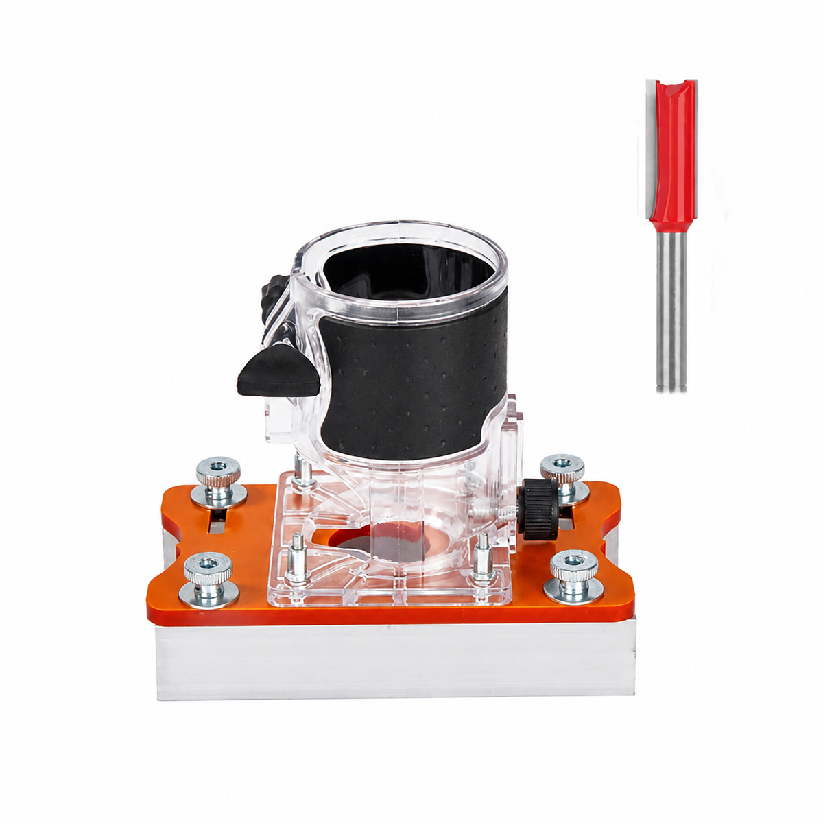 2-in-1 Woodworking Trimmer Slotting Auxiliary Positioning Bracket