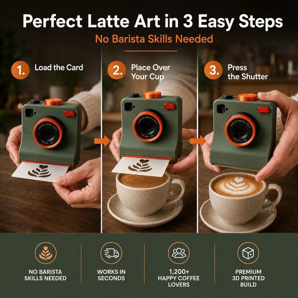 Custom Latte Art Printer – Turn Photos Into Coffee Designs