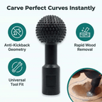 Rotary Wood Carving Rasp Tool for Angle Grinder, Carbon Steel