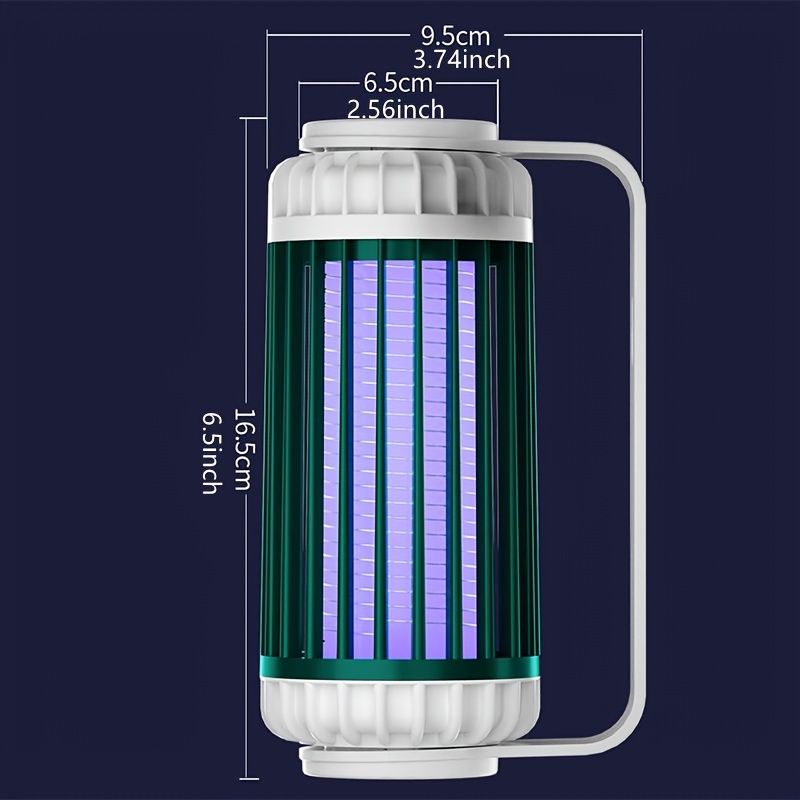 Electric Rechargeable Mosquito Killer Lamp with UV Light - Effective Bug Trap for Home Pest Control
