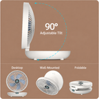 Foldable USB Rechargeable Portable Desk Fan