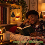 Christmas Library Lantern Bookshelf Light