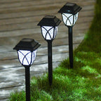 6 Pack LED Solar Pathway Lights for Gardens and Pathways