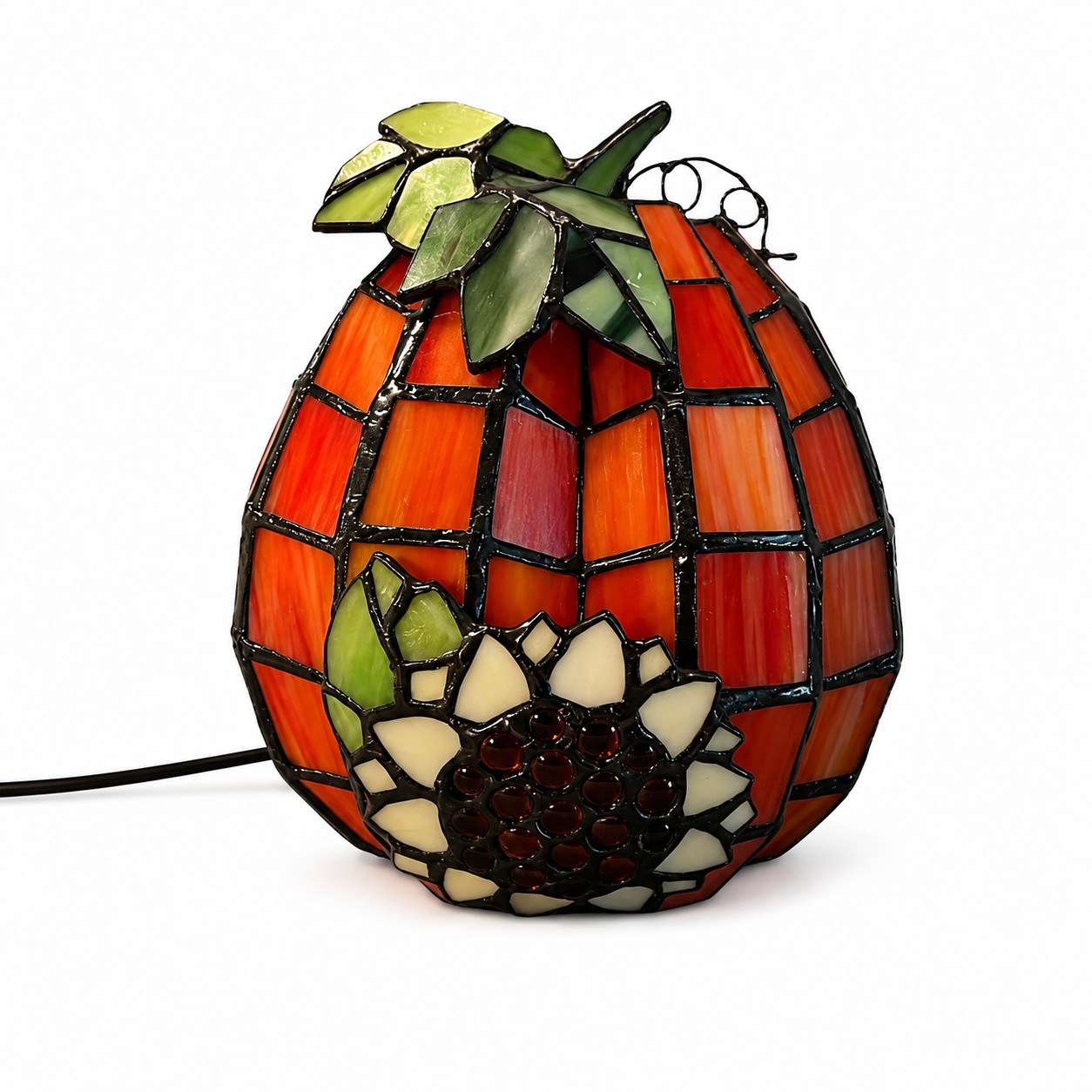 Halloween Pumpkin Light USB Powered Jack O Lantern Lamp for Table Decor