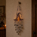 Lighted Halloween Beaded Wind Chime Collection