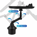 Car Cup Holder Tray with Phone Holder – Adjustable Food Tray