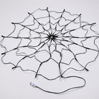 Halloween Spider Web Lights, LED Lighted Spider Web Decoration for Halloween Decor