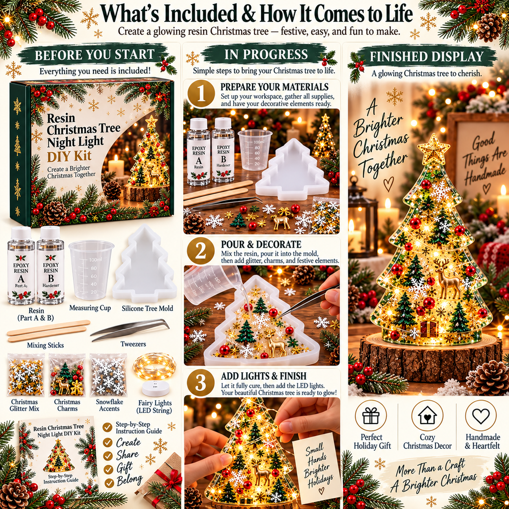 Christmas Craft Kit -Make Your Own Glowing