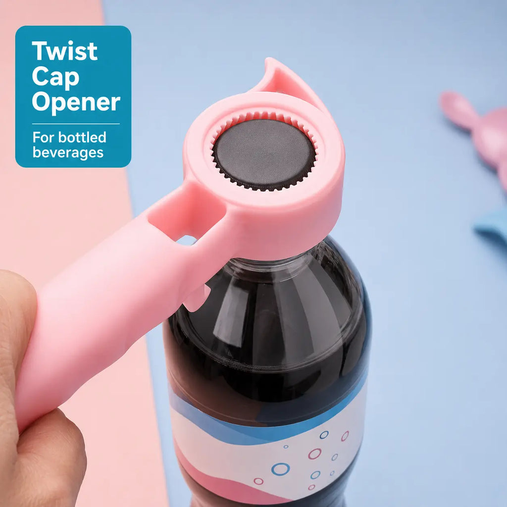 4‑in‑1 Multi‑Function Bottle & Jar Opener