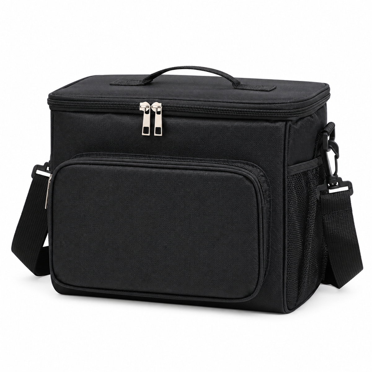 Insulated Lunch Cooler Bag with PEVA Lining & Shoulder Strap
