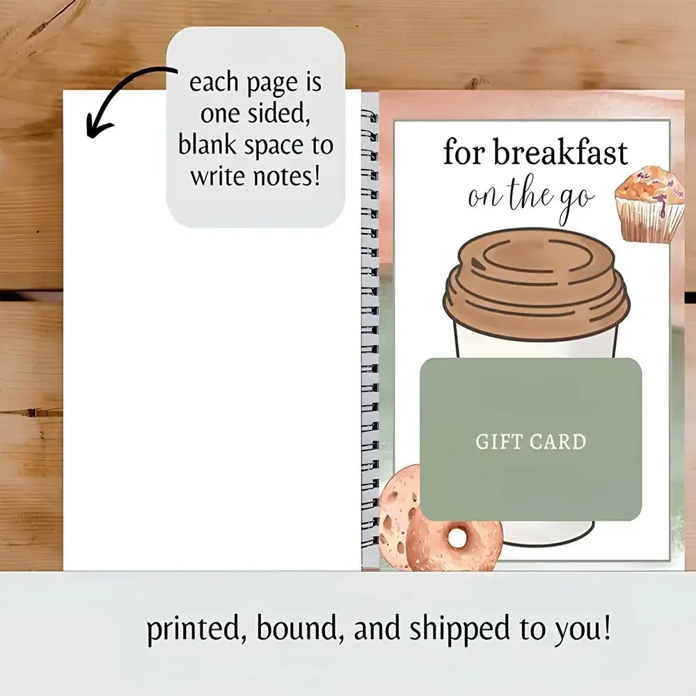 Christmas Gift Card Book – DIY Spiral-Bound Christmas Gift Card Holder Book