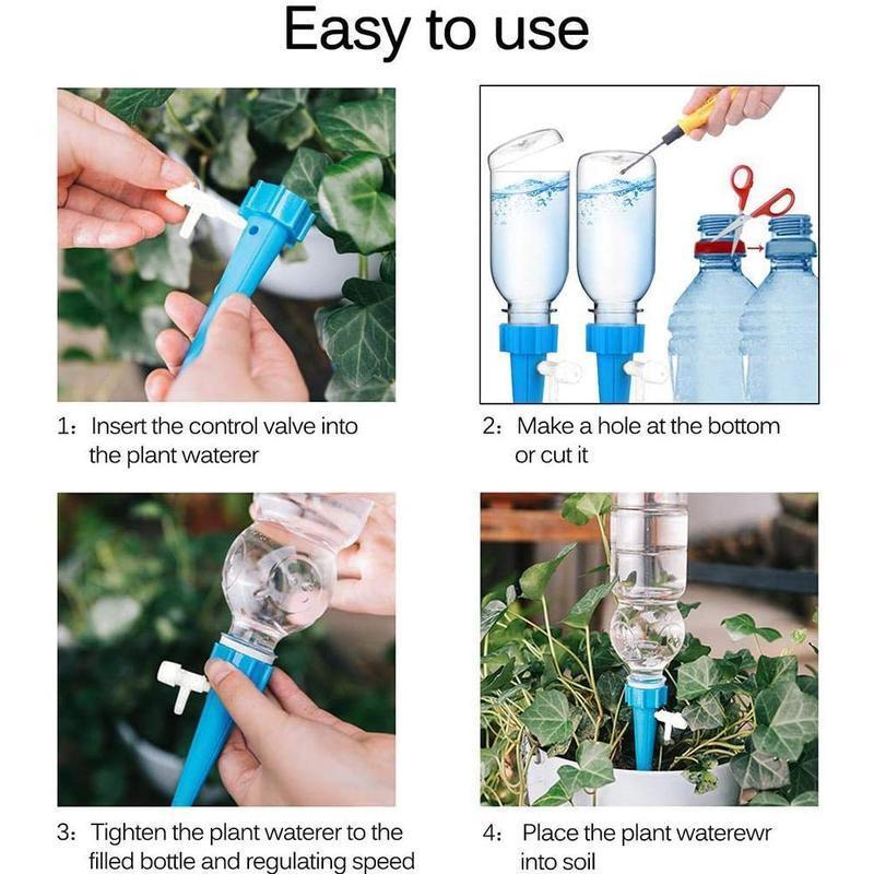 Automatic Plant Watering Spikes for Vacation Plant Care