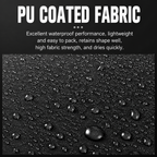 3 in 1 Waterproof Rain Poncho for Camping Hiking Backpacking