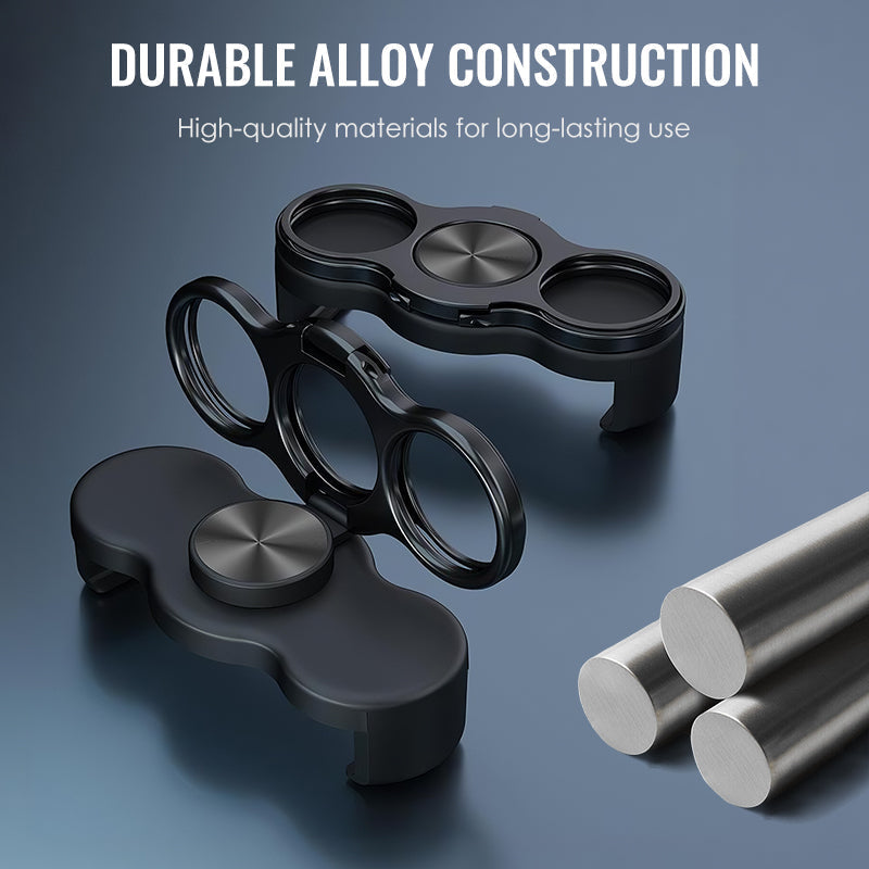 360° Rotating Magnetic Phone Ring Holder with Foldable Grip