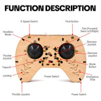 DIY Wooden RC Drone Kit – STEM Building Toy for Teens & Adults