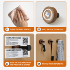 Nordic Walnut Wood Wall Hook