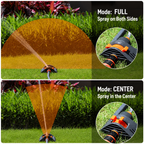 19-Hole Oscillating Lawn Sprinkler for Garden Yard Watering