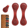2 Pack Leather Magnetic Bookmarks for Books Journals Planners