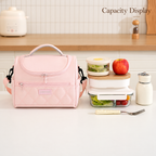 Insulated Lunch Cooler Bag with Shoulder Strap for Work & Travel
