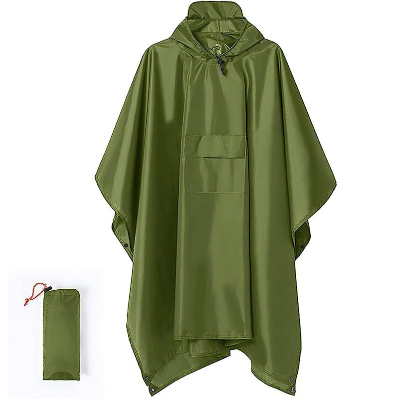 3 in 1 Waterproof Rain Poncho for Camping Hiking Backpacking