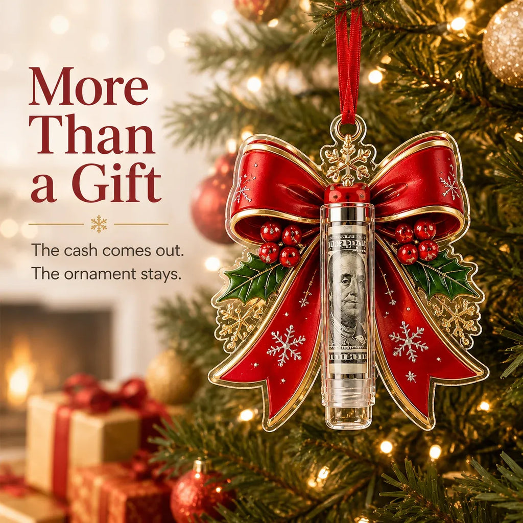 Christmas Cash Holder Ornament — Turn Cash Into a Christmas Surprise